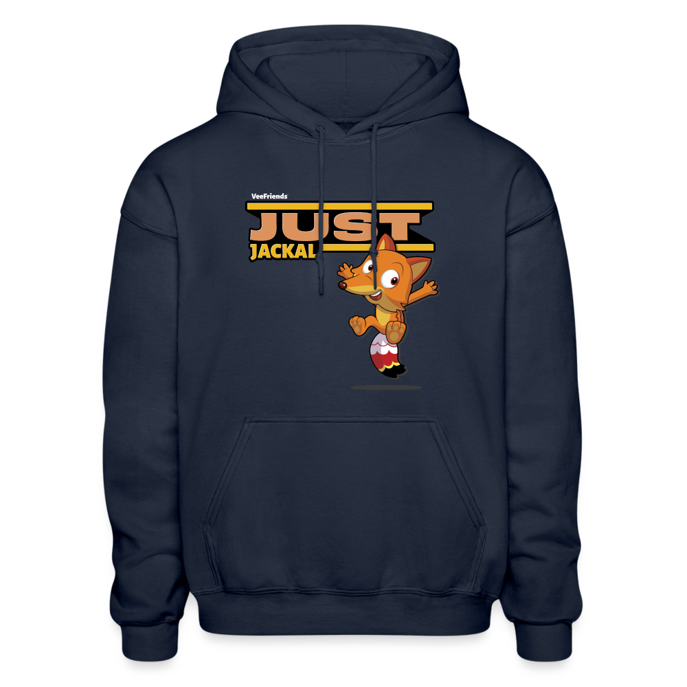 Just Jackal Character Comfort Adult Hoodie - navy