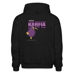 Karma Kiwi Character Comfort Adult Hoodie - black