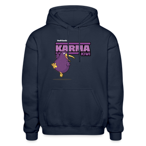 Karma Kiwi Character Comfort Adult Hoodie - navy