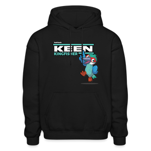 
            
                Load image into Gallery viewer, Keen Kingfisher Character Comfort Adult Hoodie - black
            
        