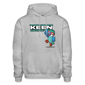 
            
                Load image into Gallery viewer, Keen Kingfisher Character Comfort Adult Hoodie - heather gray
            
        