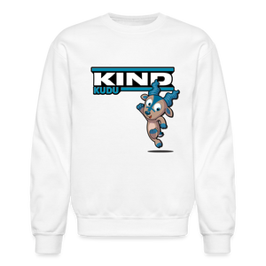 
            
                Load image into Gallery viewer, Kind Kudu Character Comfort Adult Crewneck Sweatshirt - white
            
        