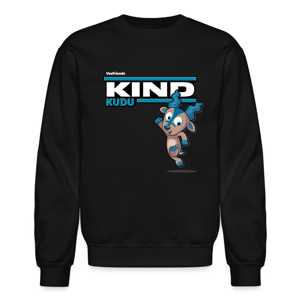 
            
                Load image into Gallery viewer, Kind Kudu Character Comfort Adult Crewneck Sweatshirt - black
            
        