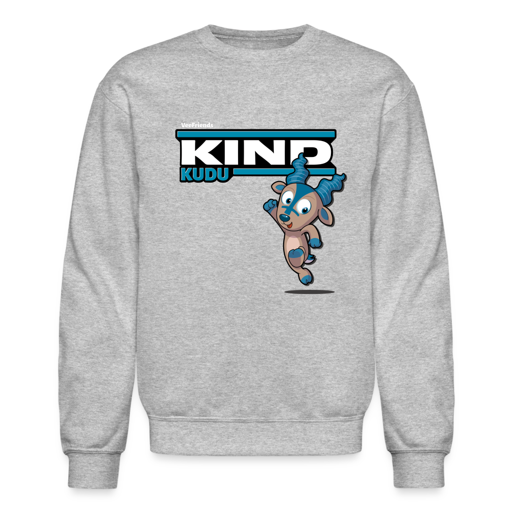 Kind Kudu Character Comfort Adult Crewneck Sweatshirt - heather gray