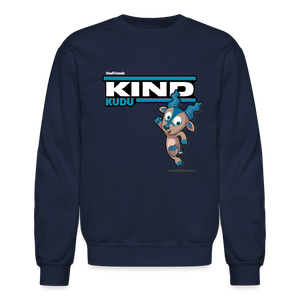 Kind Kudu Character Comfort Adult Crewneck Sweatshirt - navy
