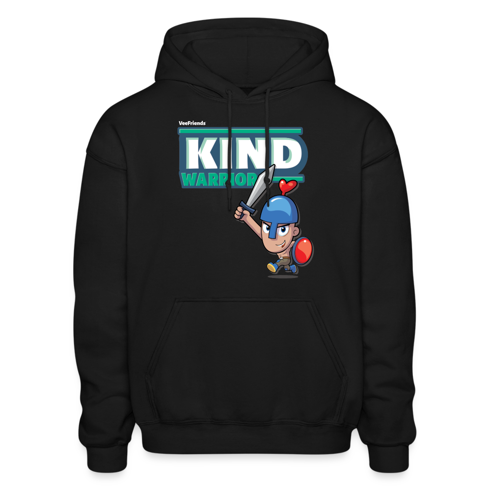 Kind-Warrior Character Comfort Adult Hoodie - black