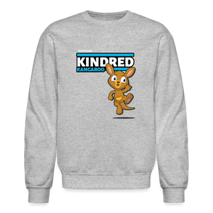 Kindred Kangaroo Character Comfort Adult Crewneck Sweatshirt - heather gray