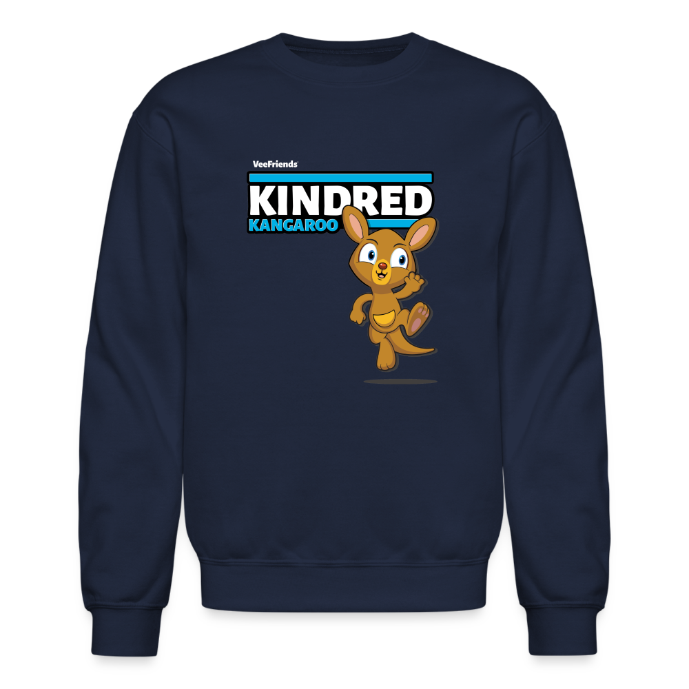 
            
                Load image into Gallery viewer, Kindred Kangaroo Character Comfort Adult Crewneck Sweatshirt - navy
            
        