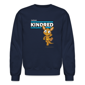 Kindred Kangaroo Character Comfort Adult Crewneck Sweatshirt - navy