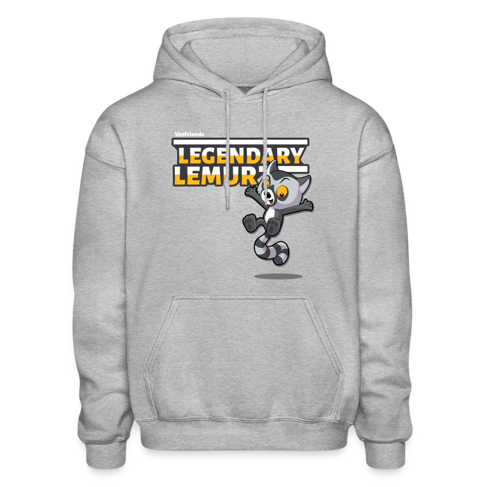 Legendary Lemur Character Comfort Adult Hoodie - heather gray