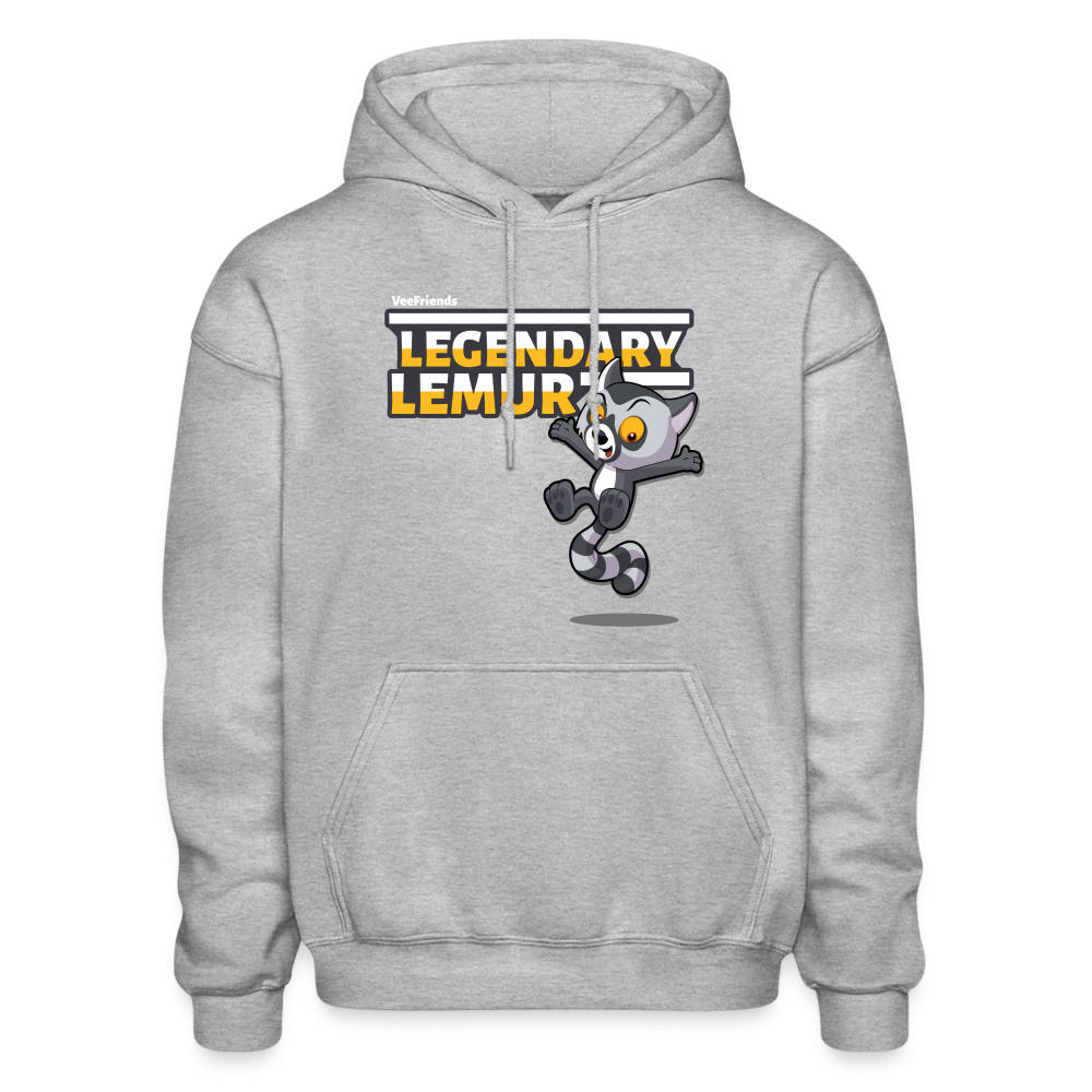 
            
                Load image into Gallery viewer, Legendary Lemur Character Comfort Adult Hoodie - heather gray
            
        
