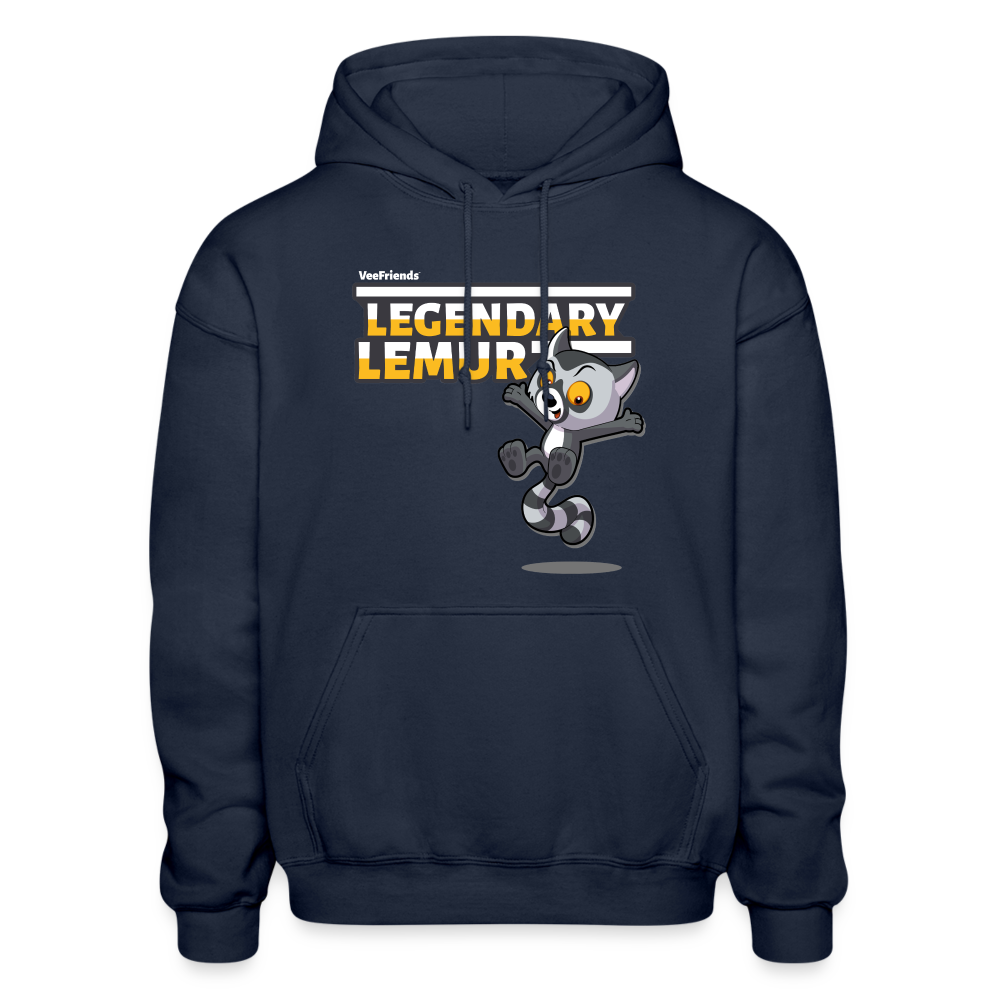 Legendary Lemur Character Comfort Adult Hoodie - navy