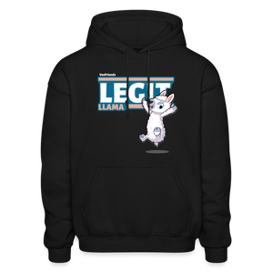 Legit Llama Character Comfort Adult Hoodie - black