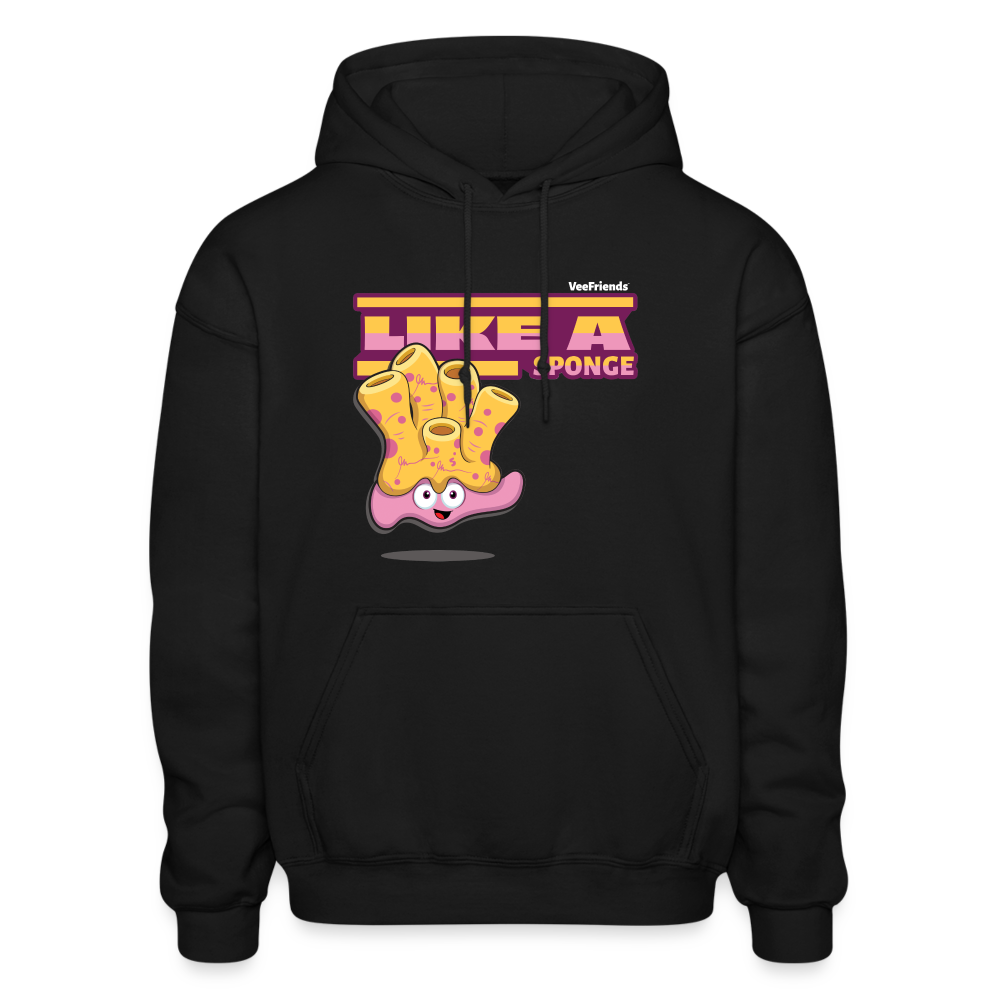 Like A Sponge Character Comfort Adult Hoodie - black