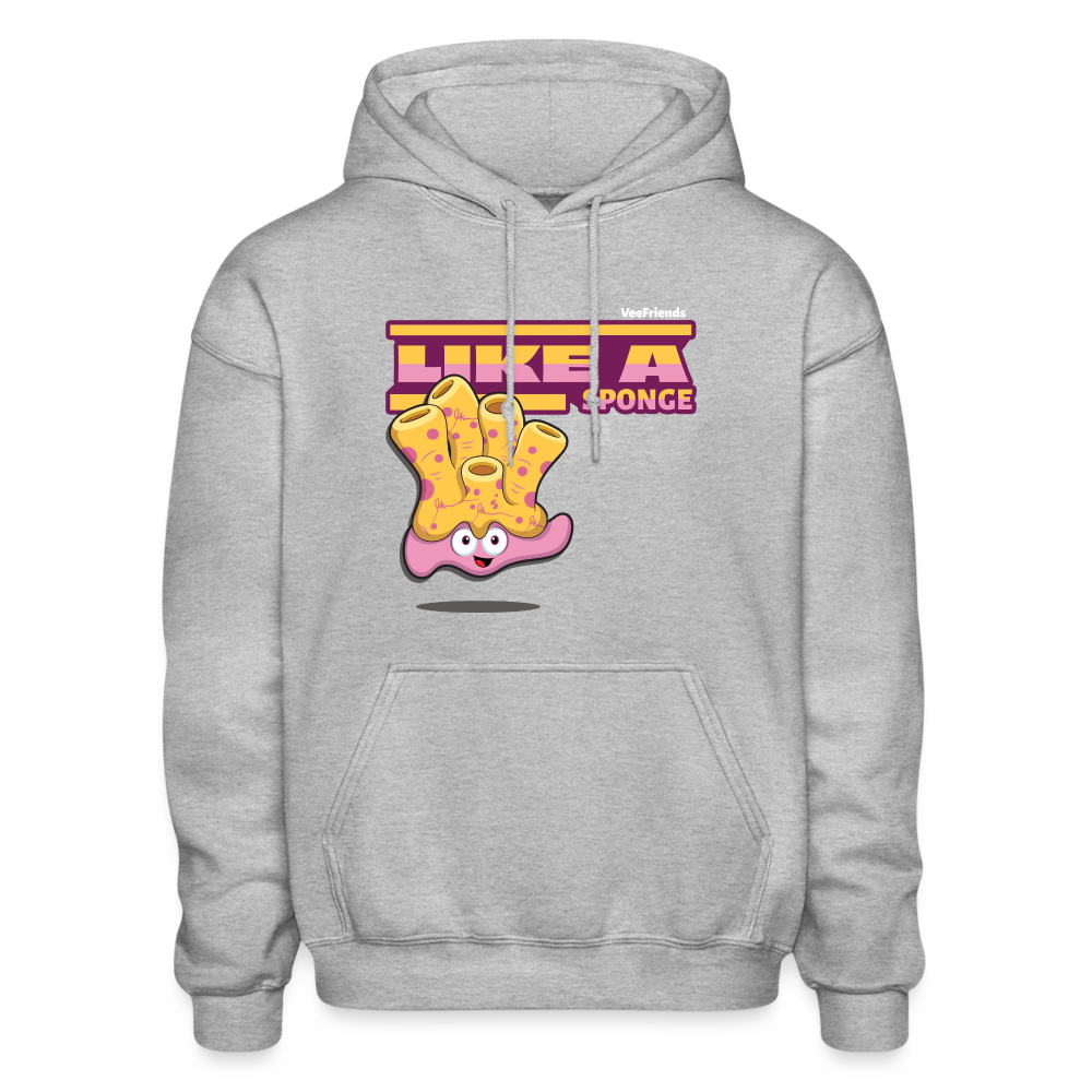 Like A Sponge Character Comfort Adult Hoodie - heather gray