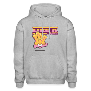 
            
                Load image into Gallery viewer, Like A Sponge Character Comfort Adult Hoodie - heather gray
            
        