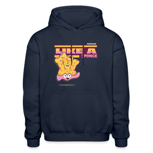 
            
                Load image into Gallery viewer, Like A Sponge Character Comfort Adult Hoodie - navy
            
        