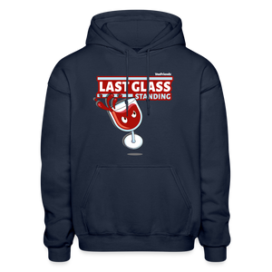 Last Glass Standing Character Comfort Adult Hoodie - navy
