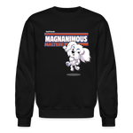 Magnanimous Maltese Character Comfort Adult Crewneck Sweatshirt - black