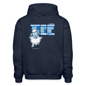 
            
                Load image into Gallery viewer, Lit Lamb Character Comfort Adult Hoodie - navy
            
        