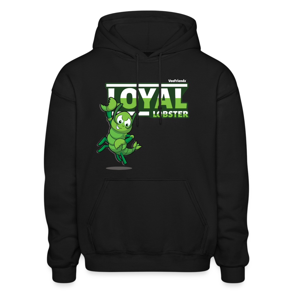 Loyal Lobster Character Comfort Adult Hoodie - black