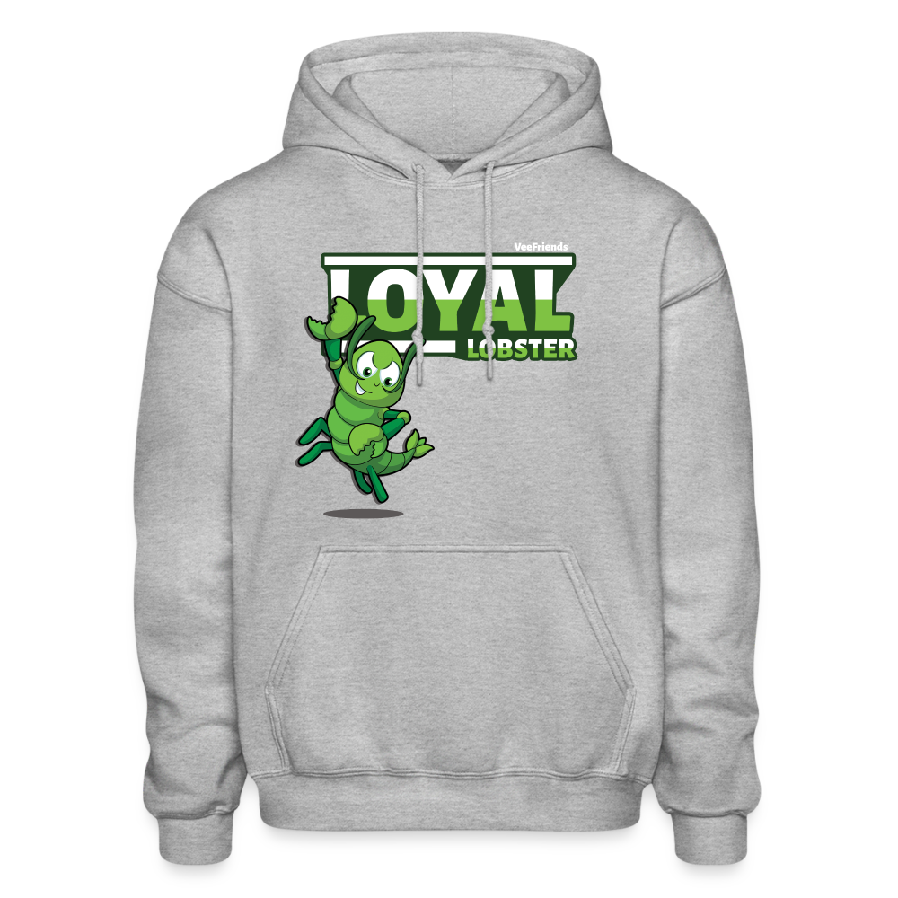 Loyal Lobster Character Comfort Adult Hoodie - heather gray