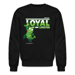 Loyal Lobster Character Comfort Adult Crewneck Sweatshirt - black