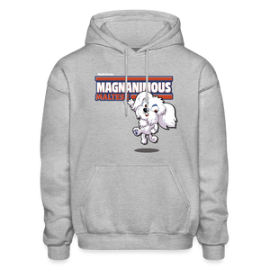 
            
                Load image into Gallery viewer, Magnanimous Maltese Character Comfort Adult Hoodie - heather gray
            
        