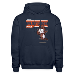 Mature Mule Character Comfort Adult Hoodie - navy