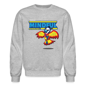 
            
                Load image into Gallery viewer, Mindful Minokawa Character Comfort Adult Crewneck Sweatshirt - heather gray
            
        