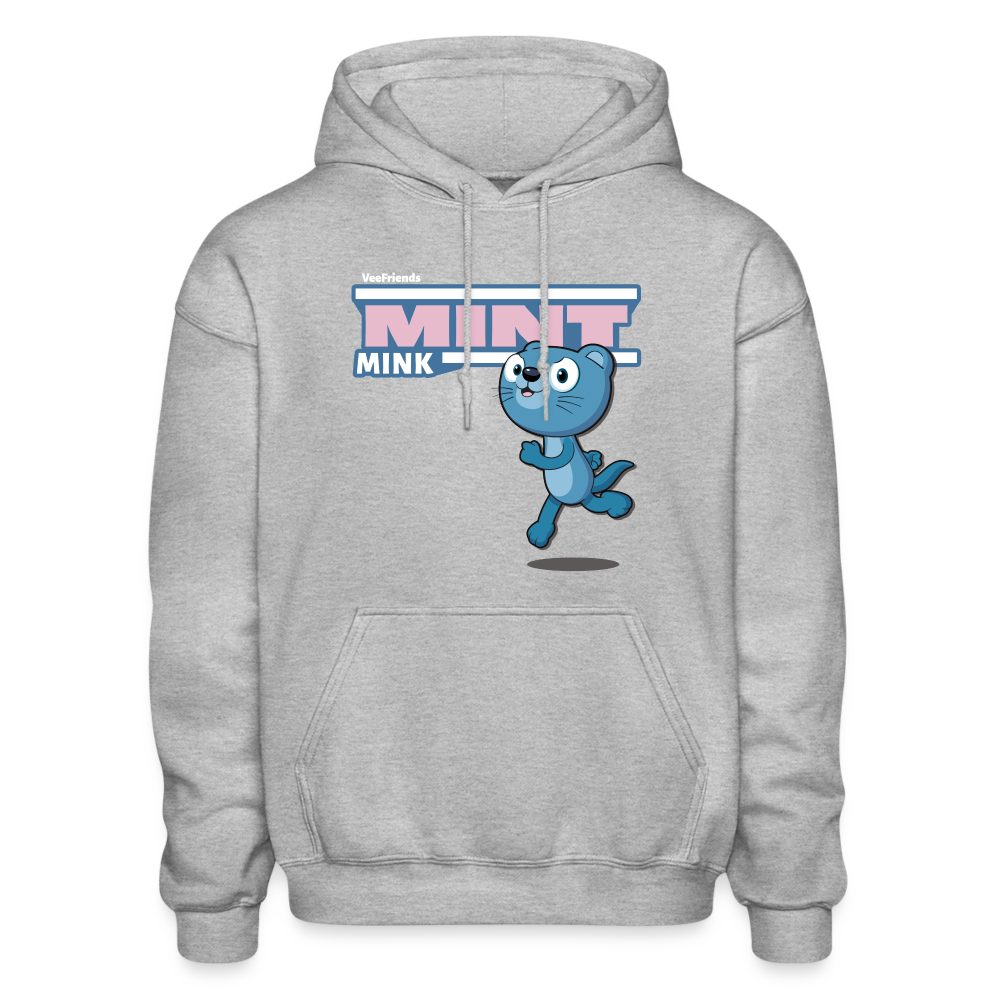 Mint Mink Character Comfort Adult Hoodie - heather gray