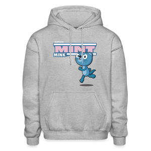
            
                Load image into Gallery viewer, Mint Mink Character Comfort Adult Hoodie - heather gray
            
        