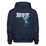 Mint Mink Character Comfort Adult Hoodie - navy