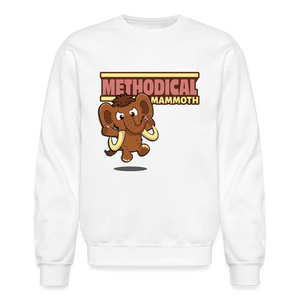 Methodical Mammoth Character Comfort Adult Crewneck Sweatshirt - white