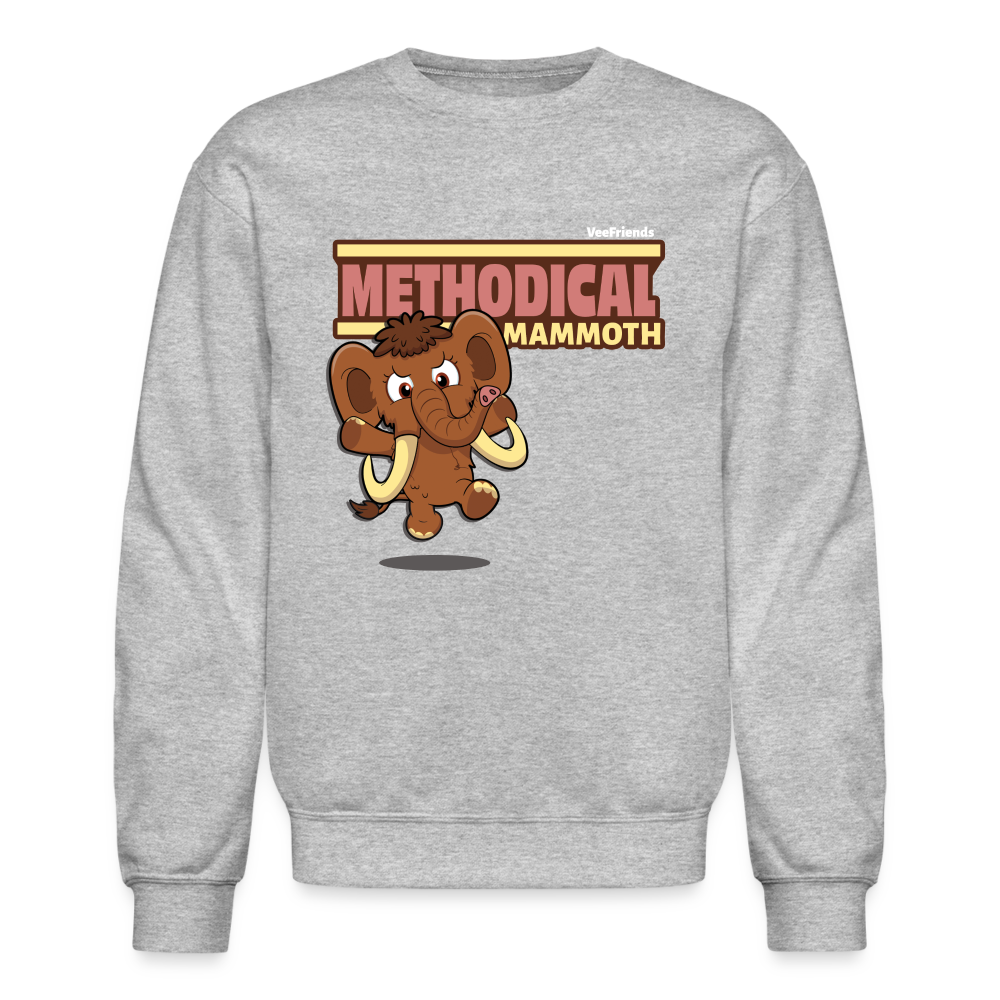 Methodical Mammoth Character Comfort Adult Crewneck Sweatshirt - heather gray