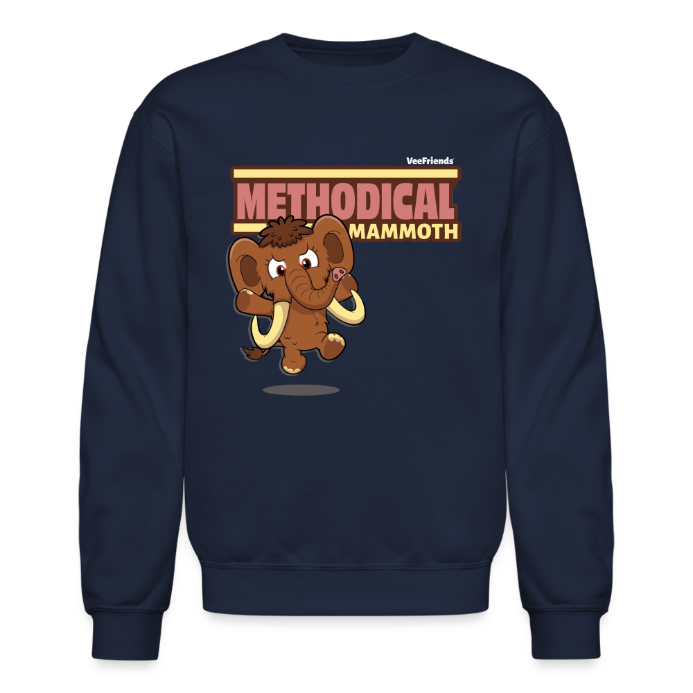 Methodical Mammoth Character Comfort Adult Crewneck Sweatshirt - navy