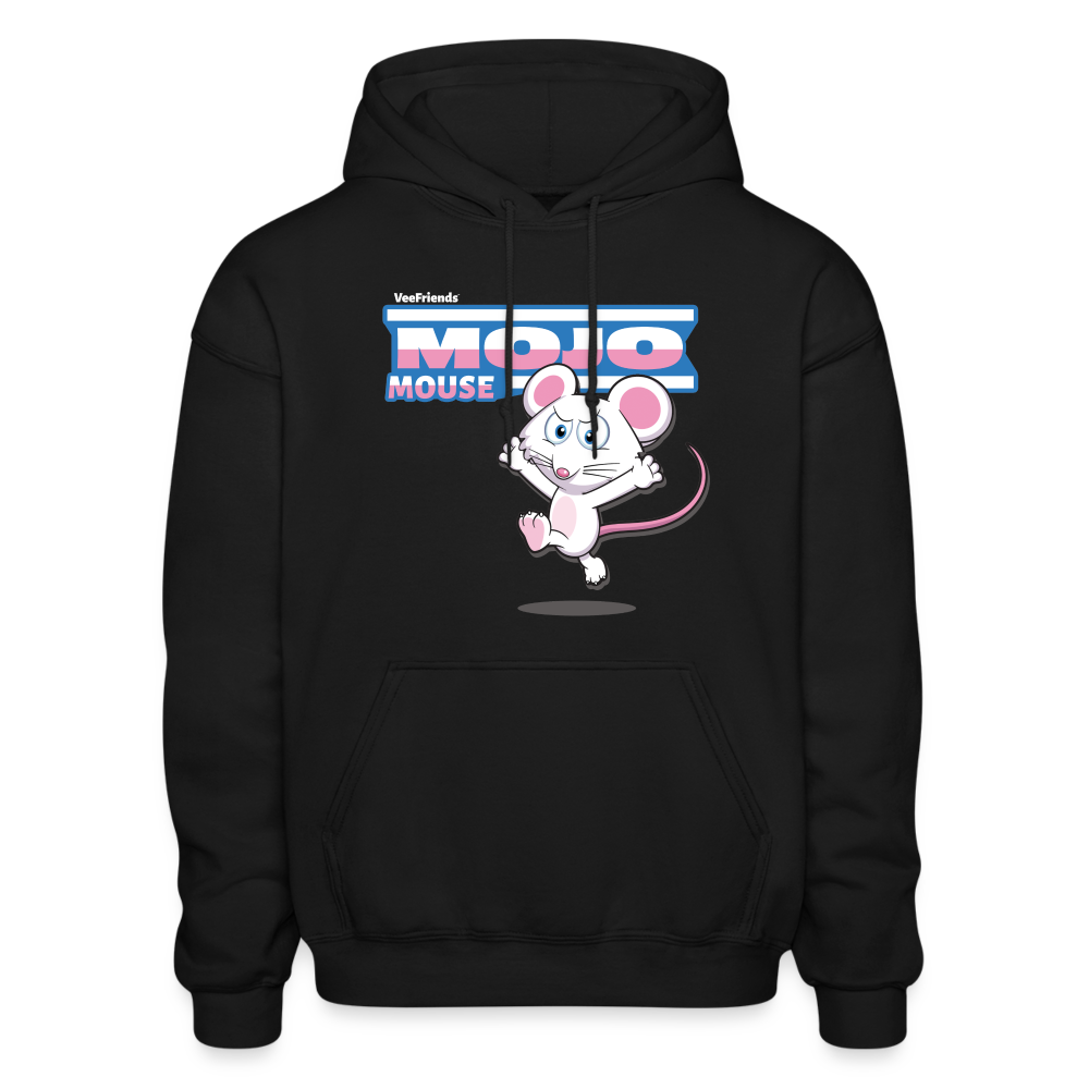 Mojo Mouse Character Comfort Adult Hoodie - black