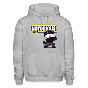 Notorious Ninja Character Comfort Adult Hoodie - heather gray