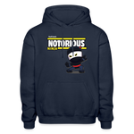 Notorious Ninja Character Comfort Adult Hoodie - navy