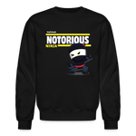 Notorious Ninja Character Comfort Adult Crewneck Sweatshirt - black