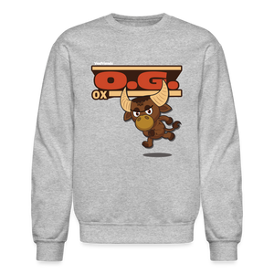 
            
                Load image into Gallery viewer, O.G. Ox Character Comfort Adult Crewneck Sweatshirt - heather gray
            
        