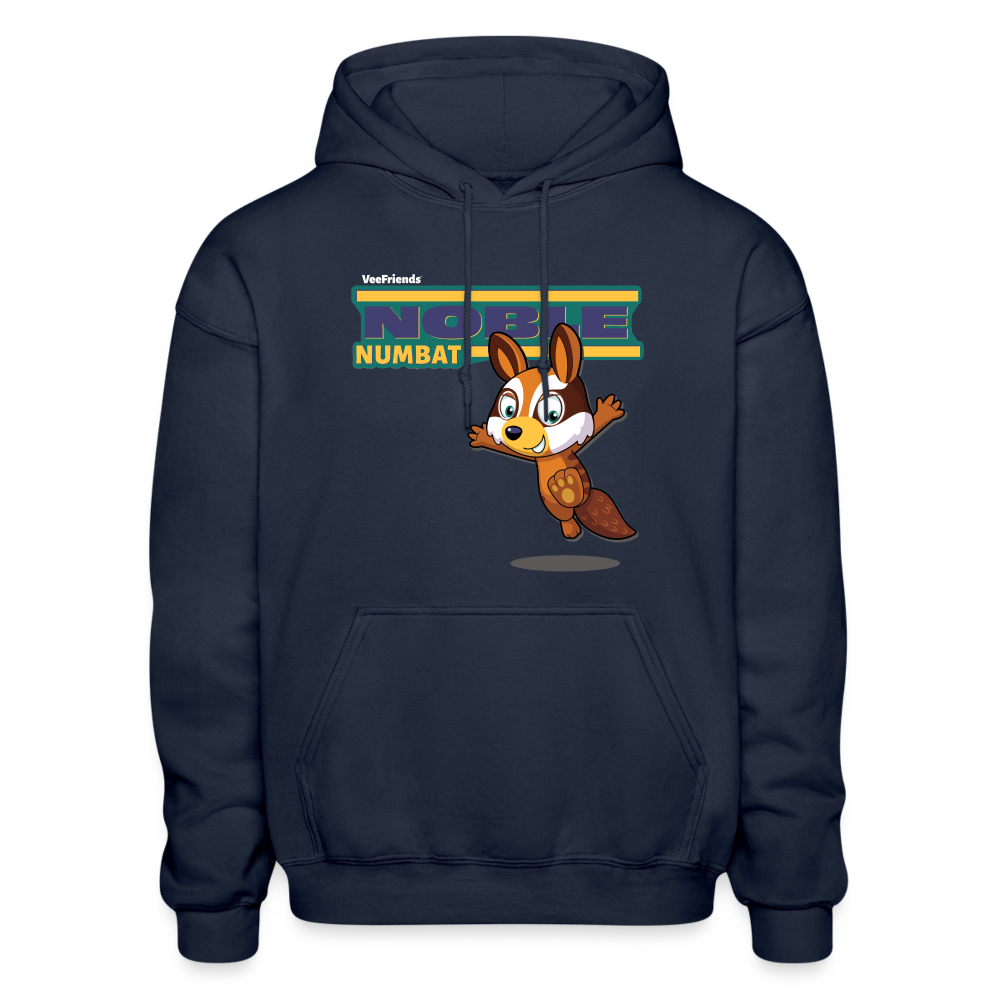 Noble Numbat Character Comfort Adult Hoodie - navy