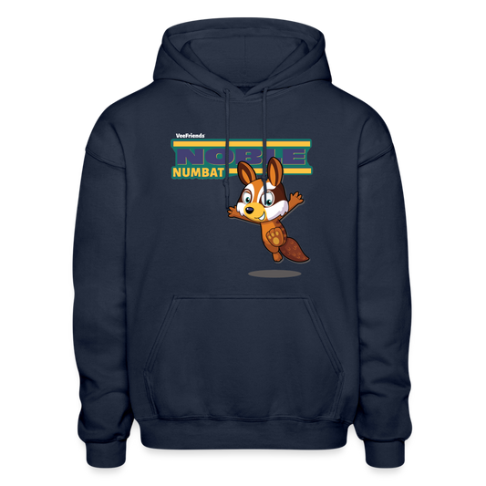 Noble Numbat Character Comfort Adult Hoodie - navy