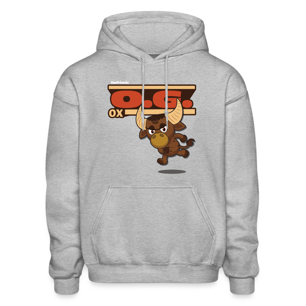 O.G. Ox Character Comfort Adult Hoodie - heather gray