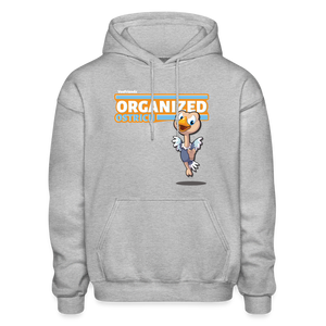 Organized Ostrich Character Comfort Adult Hoodie - heather gray