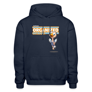 Organized Ostrich Character Comfort Adult Hoodie - navy