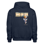 Organized Ostrich Character Comfort Adult Hoodie - navy