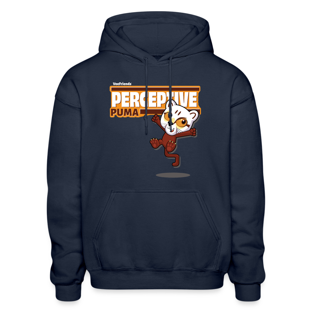 Perceptive Puma Character Comfort Adult Hoodie - navy