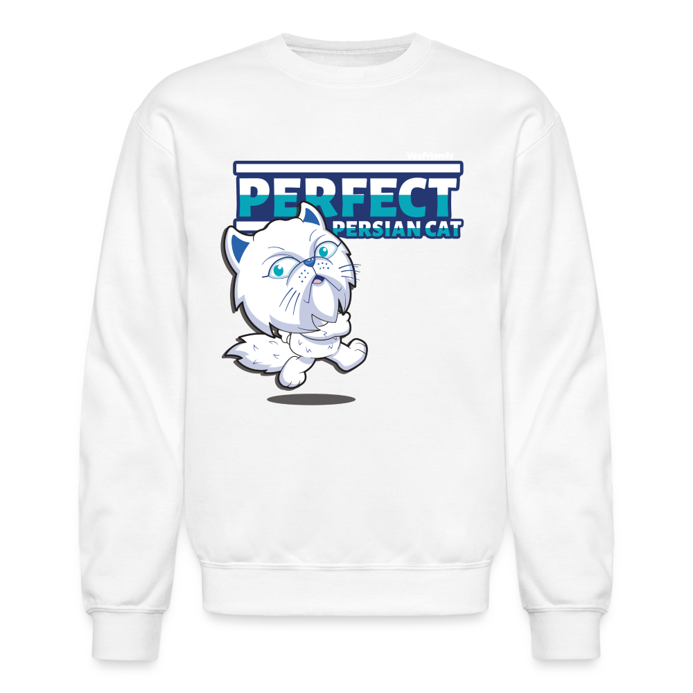 
            
                Load image into Gallery viewer, Perfect Persian Cat Character Comfort Adult Crewneck Sweatshirt - white
            
        