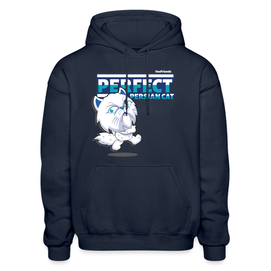 Perfect Persian Cat Character Comfort Adult Hoodie - navy